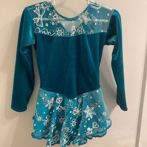 Girls XS Skating Dress (custom from Etsy)